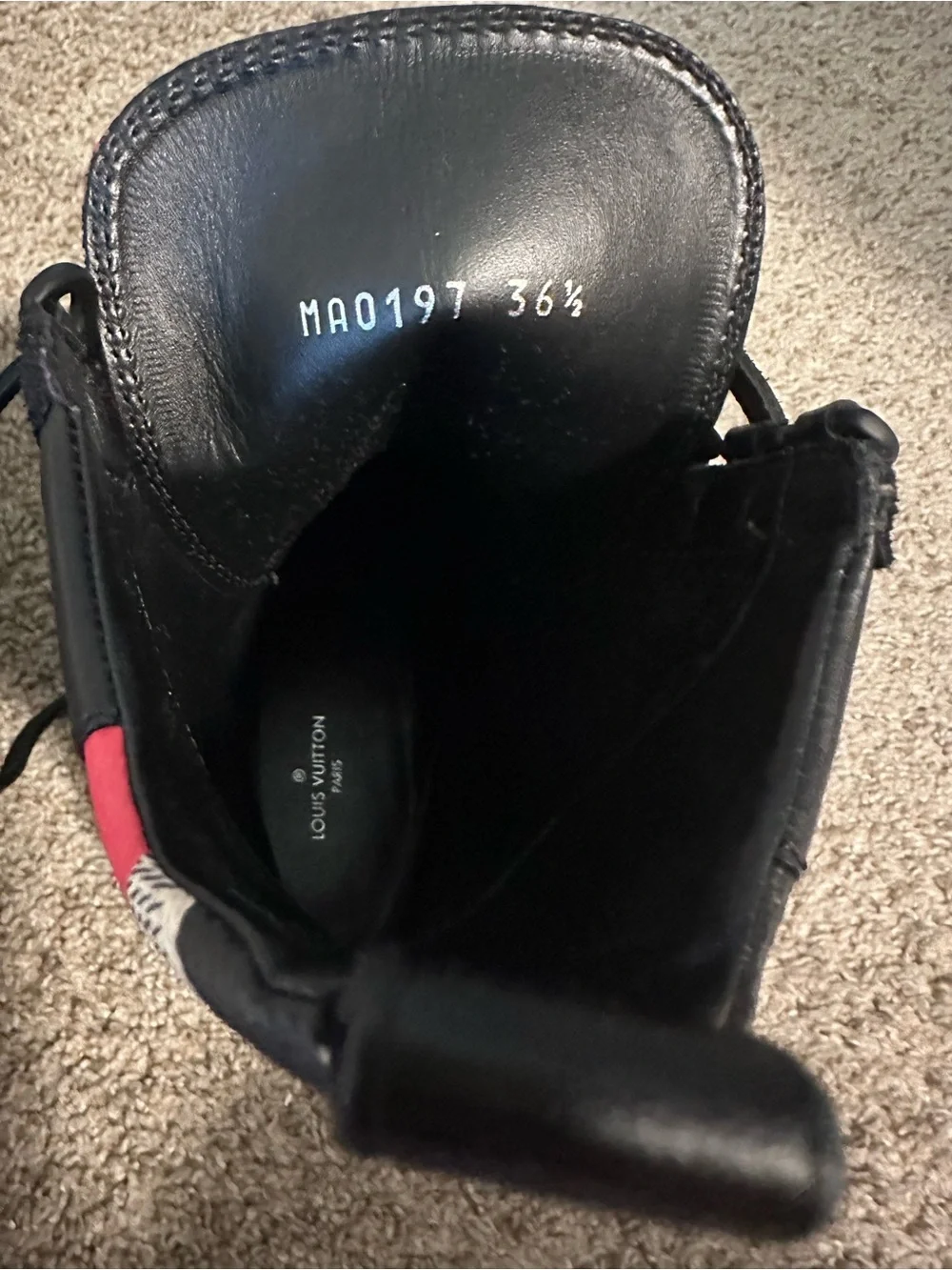 Louis Vuitton Overcloud Platform Desert Boots Rare 36.5